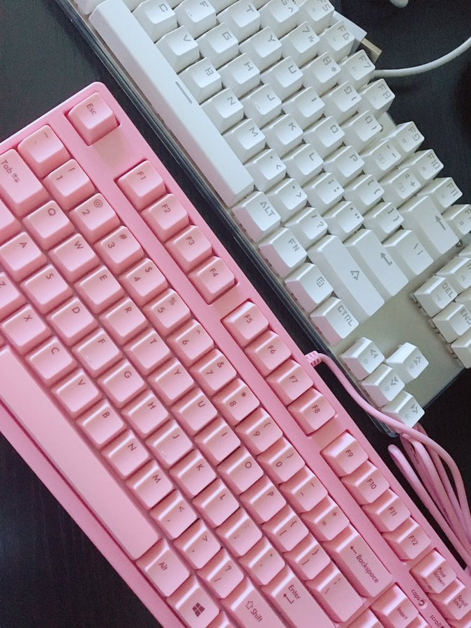 Top những chiếc bàn phím cơ màu hồng yêu thích của mình