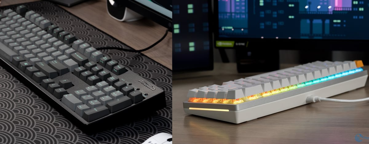 Thanh xuân đáng nhớ cùng bàn phím cơ có LED HAY trưởng thành trầm tĩnh bên bàn phím cơ cổ điển không đèn?