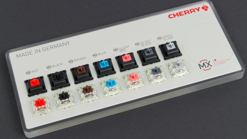 Có bao nhiêu loại switch Cherry thông dụng trên thị trường?