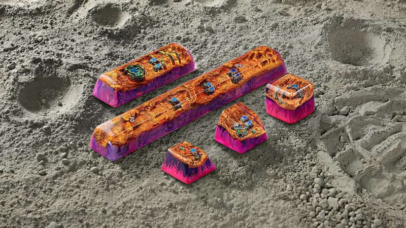 Có nên chơi artisan keycap cho bàn phím có LED RGB không?