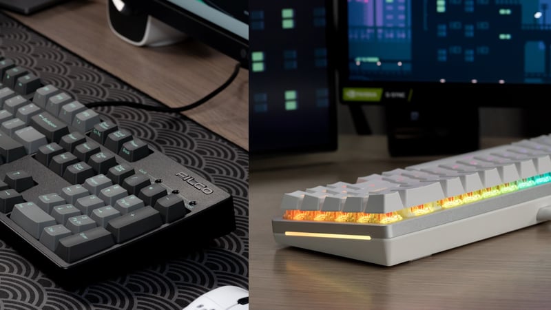 Thanh xuân đáng nhớ cùng bàn phím cơ có LED HAY trưởng thành trầm tĩnh bên bàn phím cơ cổ điển không đèn?