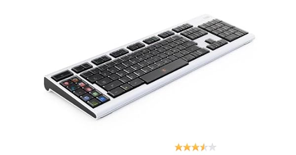 Amazon.com: Art Lebedev Optimus Maximus OLED Keyboard, White ...