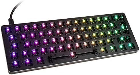 Amazon.com: Glorious GMMK Modular Mechanical Gaming Keyboard ISO Layout- RGB LED Backlit, Brown Switches, Hot Swap Switches (Black) (Compact): Computers & Accessories