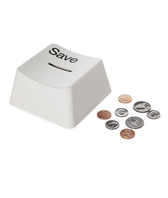 SAVE KEY BANK | Computer Keyboard Coin Bank, A Gift For Guys, Kids, And Stylish Nerds