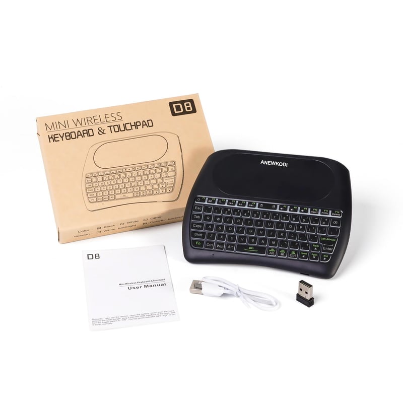 Mua 2.4GHz Mini Wireless Keyboard with Touchpad, ANEWKODI ...