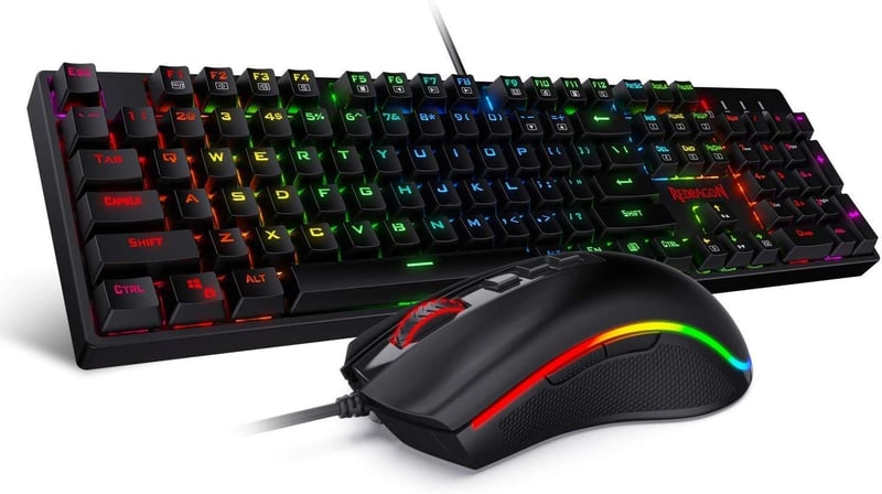 Amazon.com: Redragon K582-BA Wired Mechanical Gaming Keyboard ...