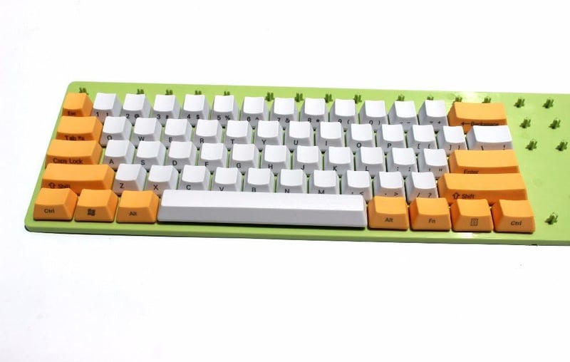 Amazon.com: NPKC Keycaps for Mechanical Keyboard White-Orange Mix ...