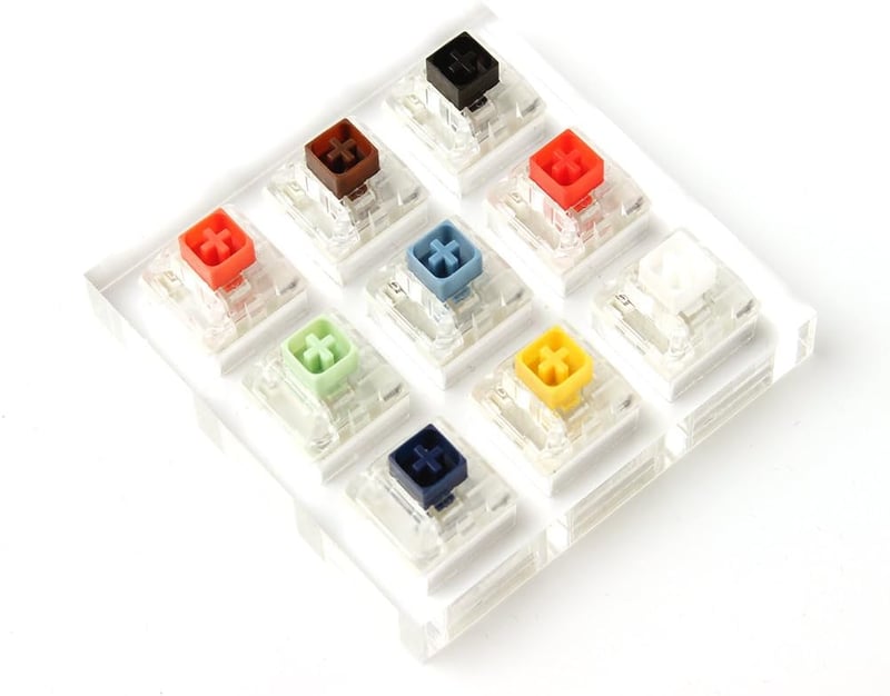 Amazon.com: 9 Key Kailh Box Navy Jade Switches Shaft Testing Tool ...