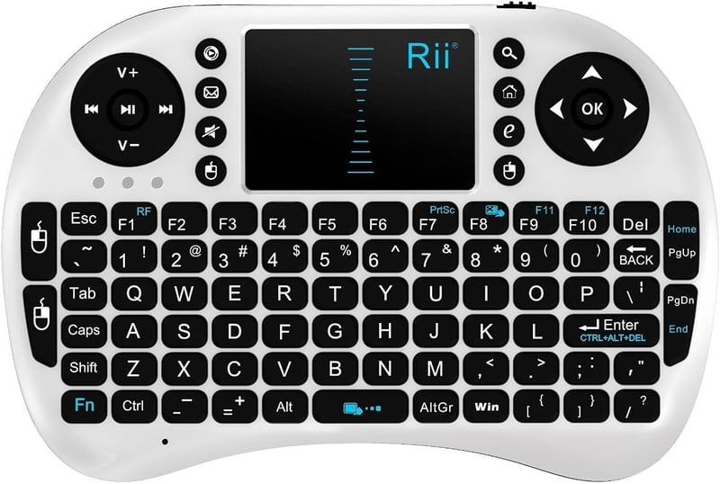 Amazon.com: Rii 2.4G Mini i8 Wireless Keyboard with Touchpad for ...