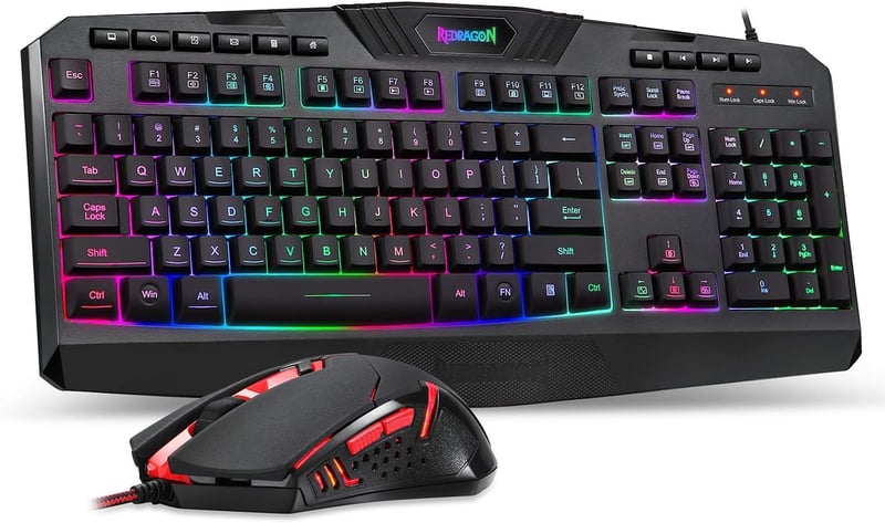 Amazon.com: Redragon S101 Wired Gaming Keyboard and Mouse Combo ...