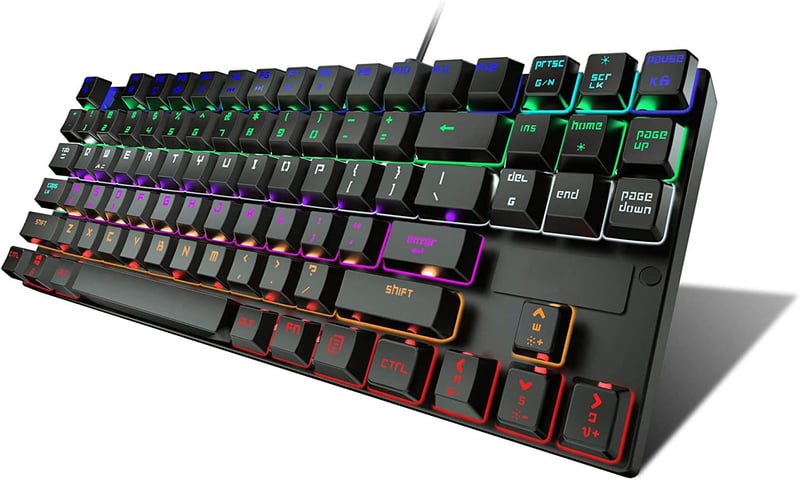 Amazon.com: STOGA Mechanical Gaming Keyboard, Anti Ghosting USB ...