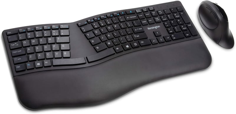 Amazon.com: Kensington Pro Fit Ergonomic Wireless Keyboard and ...