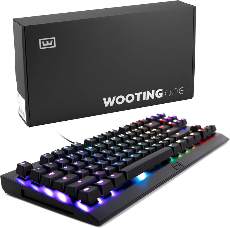 Amazon.com: WOOTING ONE Clicky‍‍‍55‍‍‍ Blue Analog RGB TKL ...