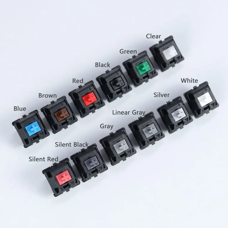 Ban Đầu Switch Cherry MX 3 Pin Bàn Phím Cơ Nâu Xanh Đỏ Trắng Trong Bạc Slilent Đen Xám Xanh MX Công Tắc|Keyboards| - AliExpress