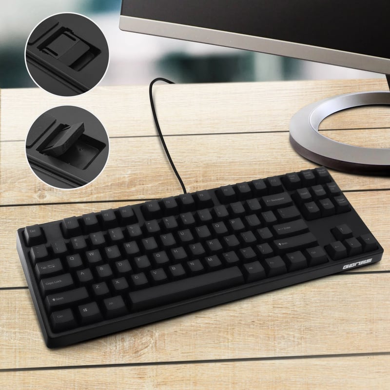 Ganss 87 Keys gaming mechanical keyboard tkl cherry mx switch ...