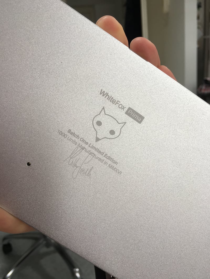 Matt3o's Whitefox keyboard was worth the wait | posts.boy