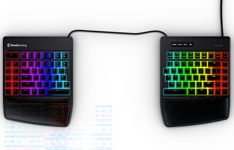 Kinesis Gaming Rolls Out the Freestyle Edge RGB Split Mechanical ...