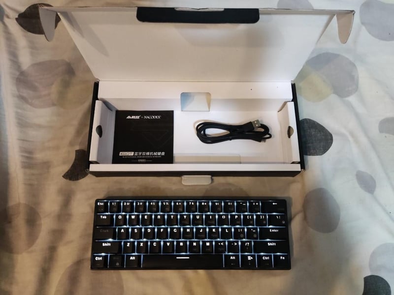 AJAZZ i610T Bluetooth Wireless Mechanical Keyboard, Computers & Tech, Parts & Accessories, Computer Keyboard on Carousell
