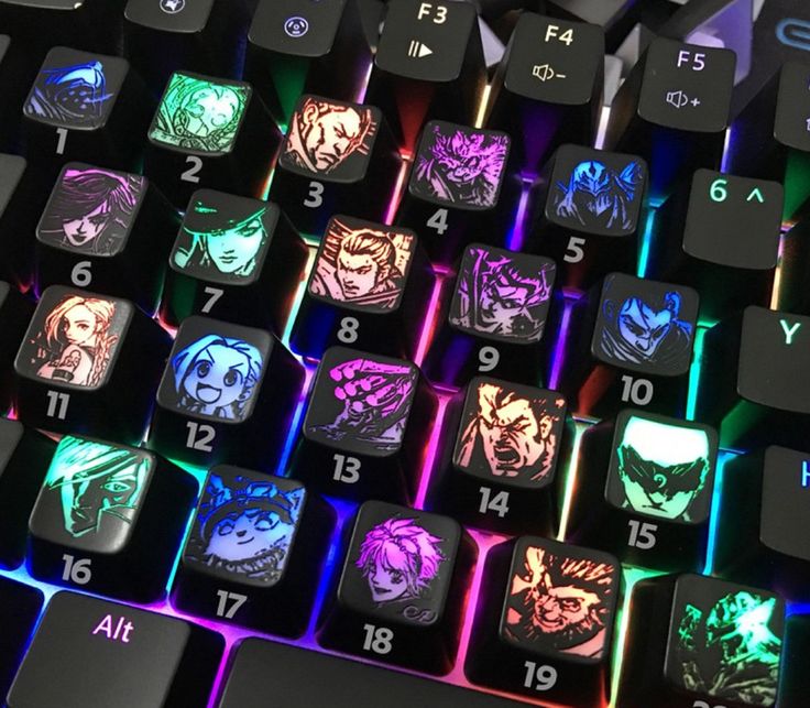 League of Legends hero keycaps | LOL shine-through capability keycap | LOL handmade artisan keycap … | League of legends heroes, Handmade artisan, League of legends
