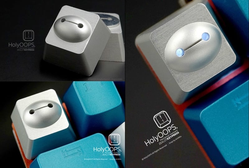 HolyOOPS Baymax Backlit Aluminum Keycap | Headphones, Baymax ...