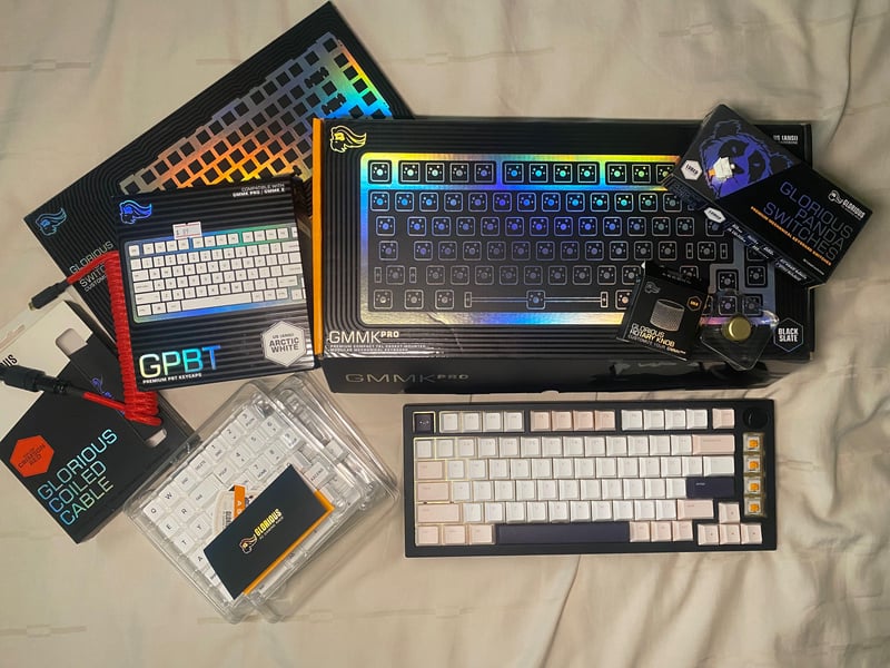 GMMK Pro 75% Mechanical Keyboard (FULL SET) - Accessories +, Computers & Tech, Parts & Accessories, Computer Keyboard on Carousell
