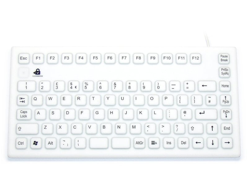 InduKey Smart Clinical Board Compact Keyboard White IP68