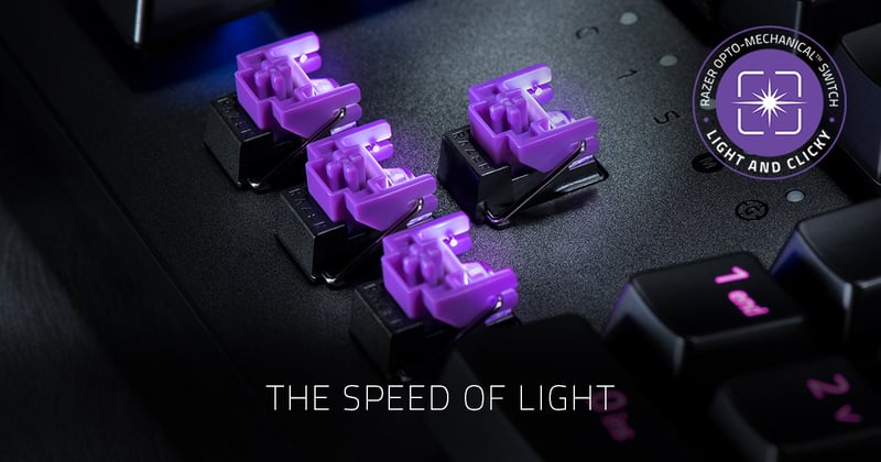 Razer Optical Switches - Speed of Light