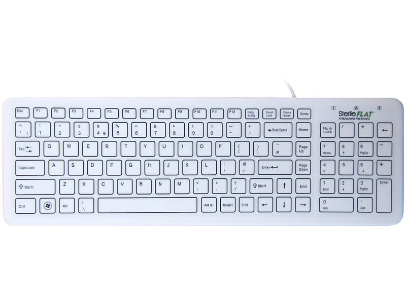 Antibacterial SterileFlat Medical Keyboard