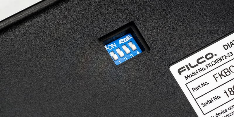 Filco Convertible 2 DIP switch