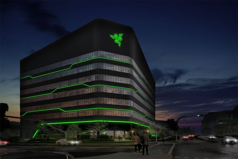 Văn phòng của razer - Nơi nghiên cứu các bàn phím cơ Razer