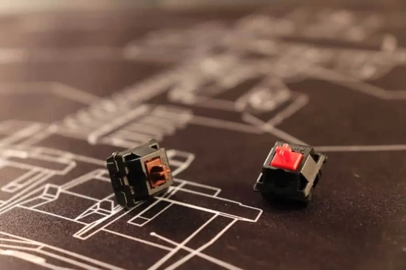 So sánh switch Cherry MX BROWN và Cherry MX RED: switch nào tốt hơn, ai, khi nào nên dùng
