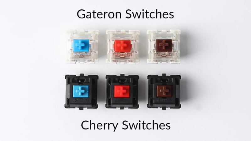 So sánh switch Cherry MX vs switch Gateron: Gateron, cloned-Cherry nhưng vẫn có chỗ đứng riêng