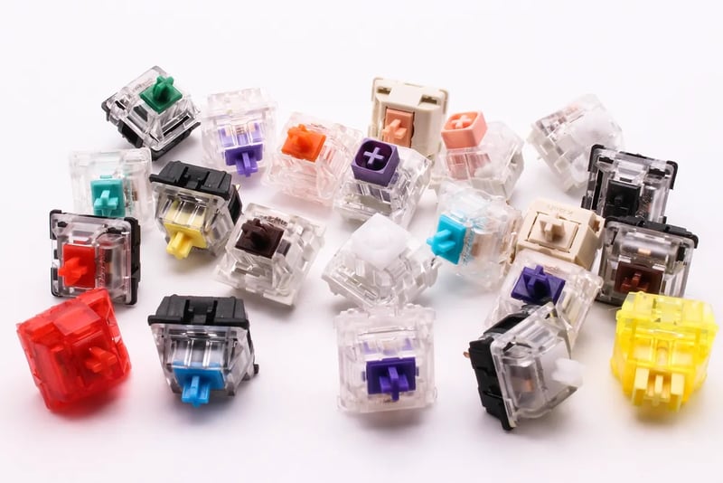 So sánh gọn: Tactile vs Linear vs Clicky switch, ai nên chọn switch nào, dùng để làm gì?