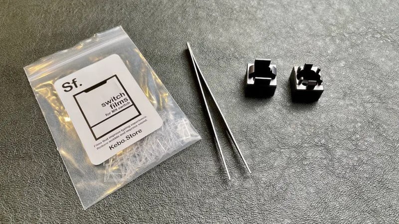 Tấm dán film cho switch bàn phím cơ là gì? Cách dán tấm dán film vào switch ra sao?