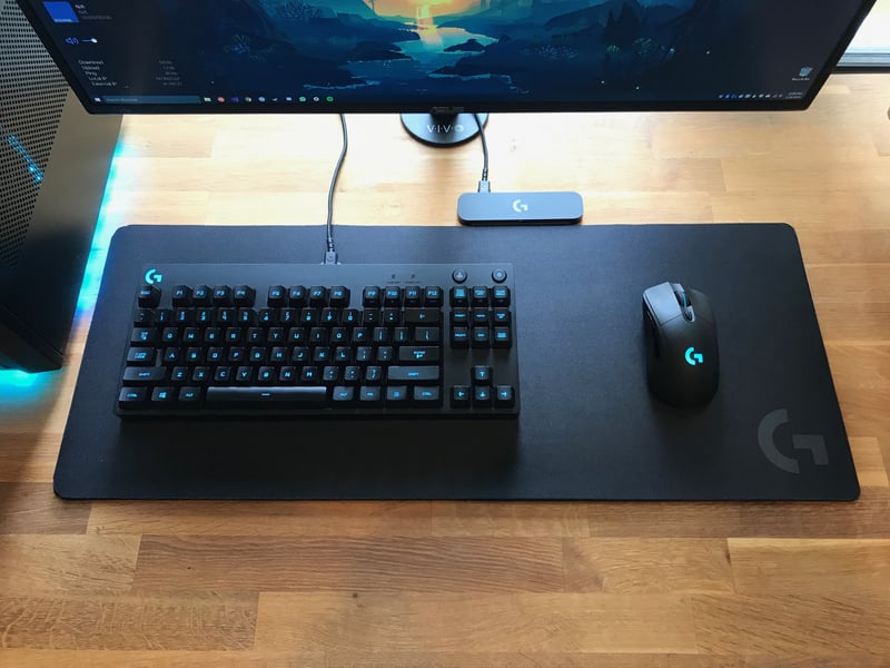 DIY oversized Logitech PowerPlay mouse pad : r/LogitechG