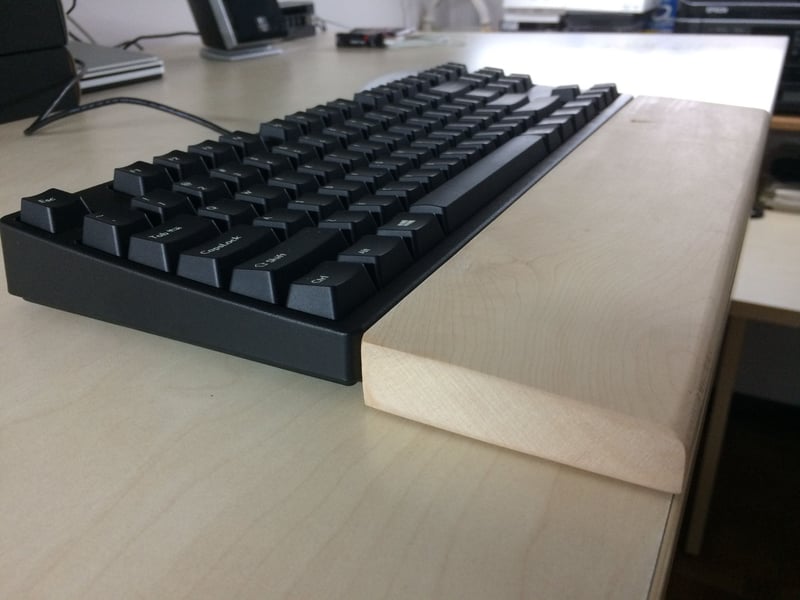 Handmade wooden wrist rest for my new #Filco #keyboard #mechanicalkeyboard | Keyboard, Handmade wooden, Wrist rest