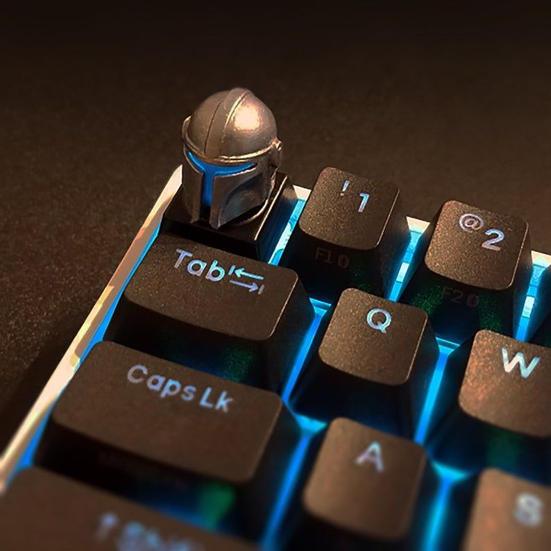 Star Wars Mandalorian Backlit LED Keycap Handmade Resin Custom | Etsy in 2021 | Star wars pc, Mandalorian, Star wars