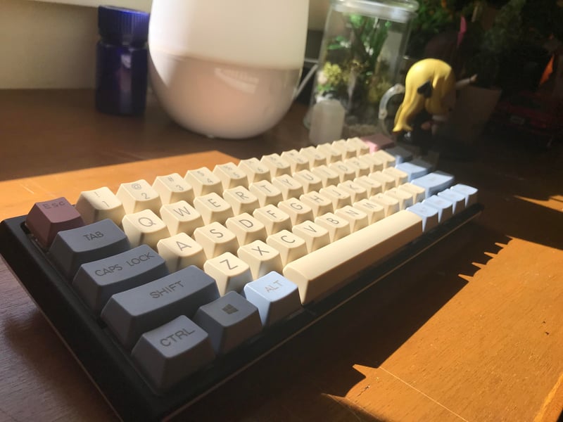 Any suggestions on a case that would look good? The keyboard is ducky one 2 mini, the keycaps are YMDK Godspeeds: MechanicalKeyboards