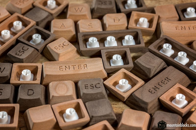 DSA hardwood keycaps shipping now! : MechanicalKeyboards
